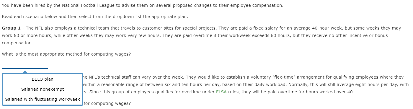 Salaried Nonexempt Employees . As noted, some | Chegg.com