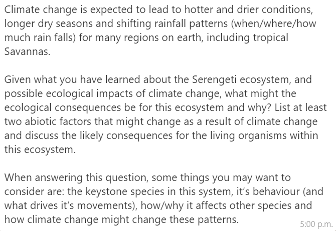 Solved Climate Change Is Expected To Lead To Hotter And | Chegg.com