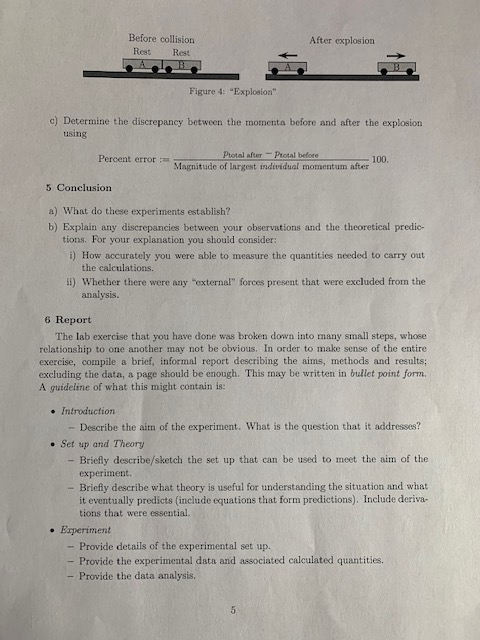 Laboratory 12: Conservation Of Momentum - Activity B | Chegg.com