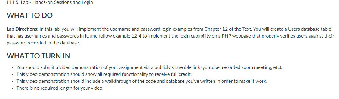 Solved Example 12-4. PHP authentication using MySQL | Chegg.com