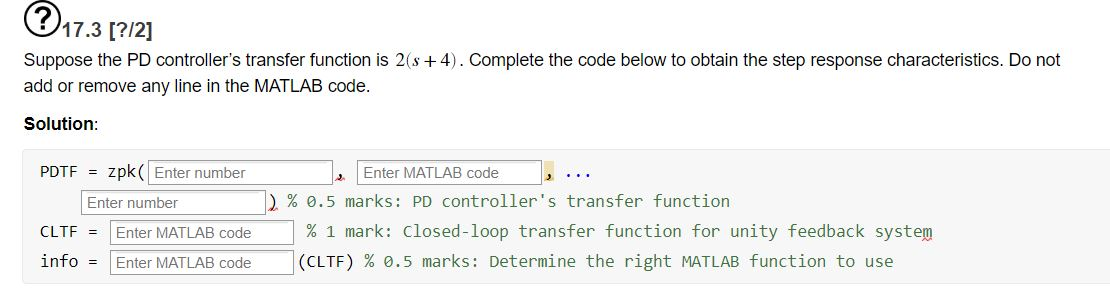 Solved Question 17 Consider the third-order transfer | Chegg.com