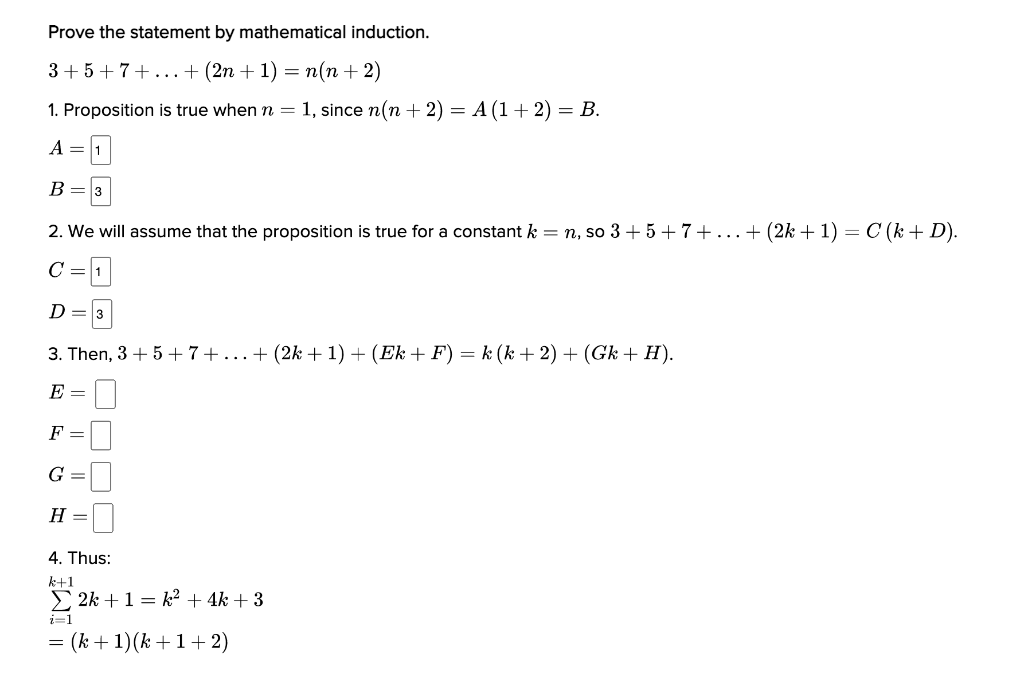 Solved Prove The Statement By Mathematical Induction Chegg