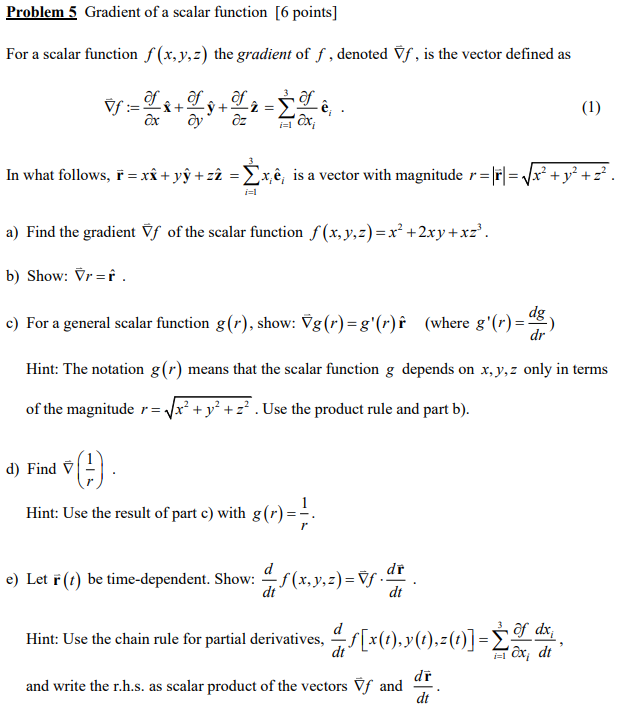 find-the-gradient-of-the-following-scalar-functions