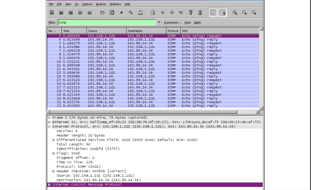 ICMP пакеты Wireshark. Echo Трассировка Wireshark. Разбор ICMP пакета Wireshark.