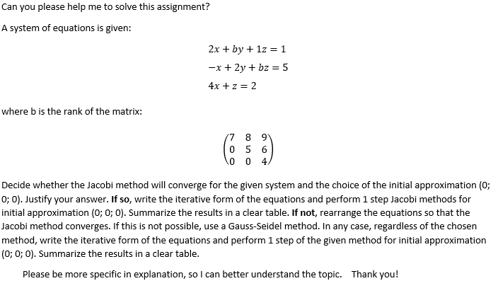 Solved Can you please help me to solve this assignment? A | Chegg.com