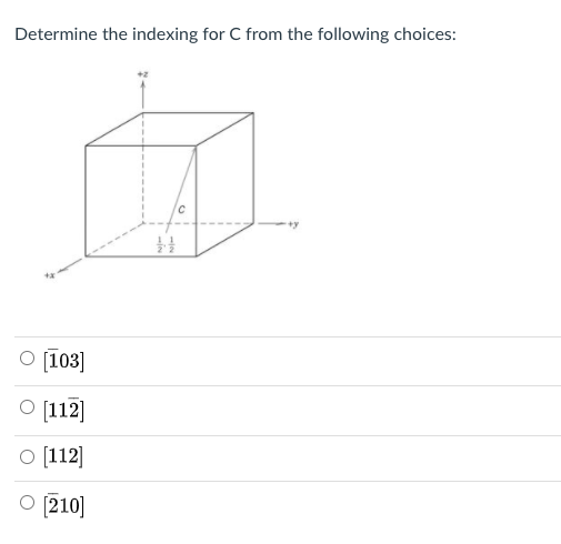 Solved Determine the indexing for C from the following | Chegg.com