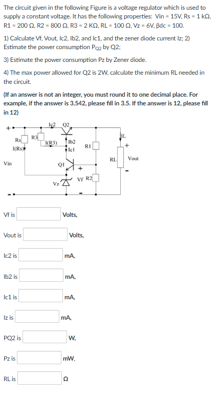 Solved The circuit given in ﻿the following Figure is ﻿a | Chegg.com