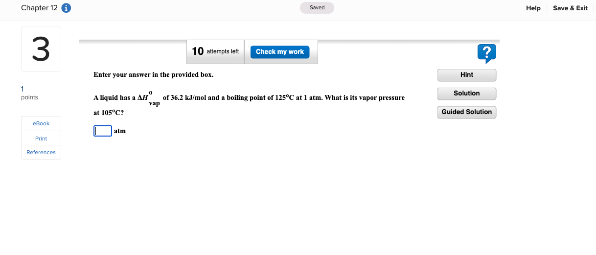 Solved Chapter 12 Saved Help Save & Exit 3 10 attempts left | Chegg.com