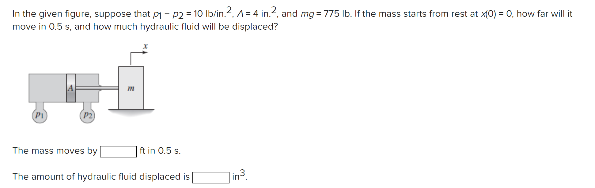 Solved In The Given Figure, Suppose That P1 - P2 = 10 | Chegg.com