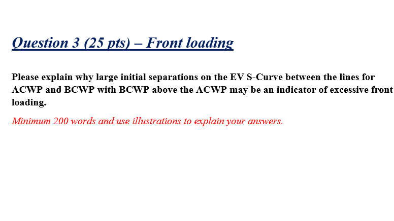 Solved Question 3 (25 pts) – Front loading Please explain | Chegg.com