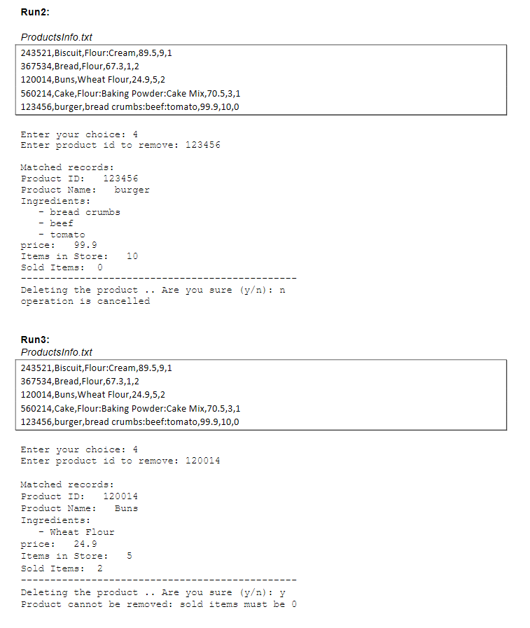 Solved Project Title : Bakery Shop Management System Note: | Chegg.com
