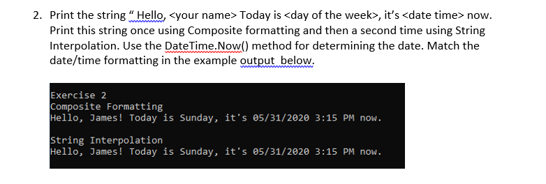 Solved I need help in c# in visual studio. Please do the | Chegg.com