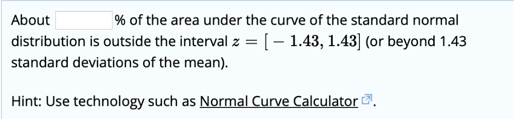 Solved A distribution of values is normal with a mean of | Chegg.com