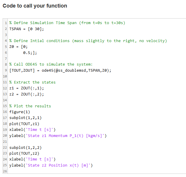Solved Please provide a MATLAB script to be written in | Chegg.com