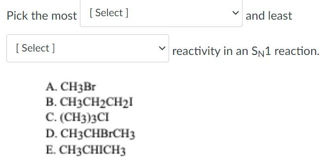 Solved Consider the reaction of (CH3)3CO - with CH3 l, the | Chegg.com