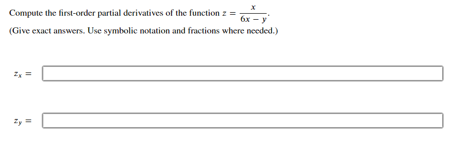 solved-compute-the-first-order-partial-derivatives-of-the-chegg