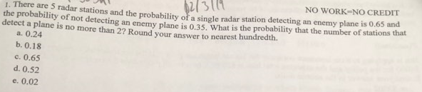 Solved ZOST 1. There are 5 radar stations and the | Chegg.com