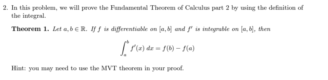 Solved In this problem, we will prove the Fundamental | Chegg.com