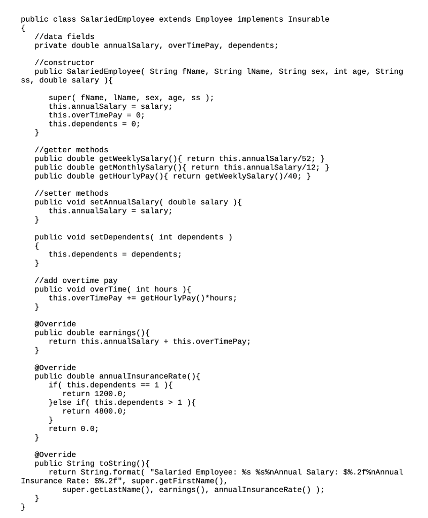 Solved public class TestEmployedAndUnemployed{ public static | Chegg.com