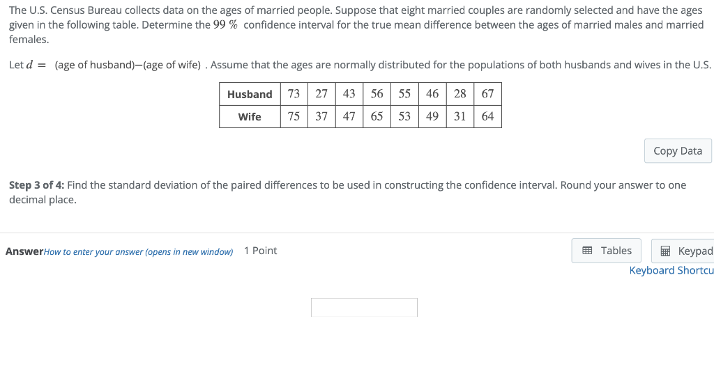 Solved The U.S. Census Bureau Collects Data On The Ages Of | Chegg.com