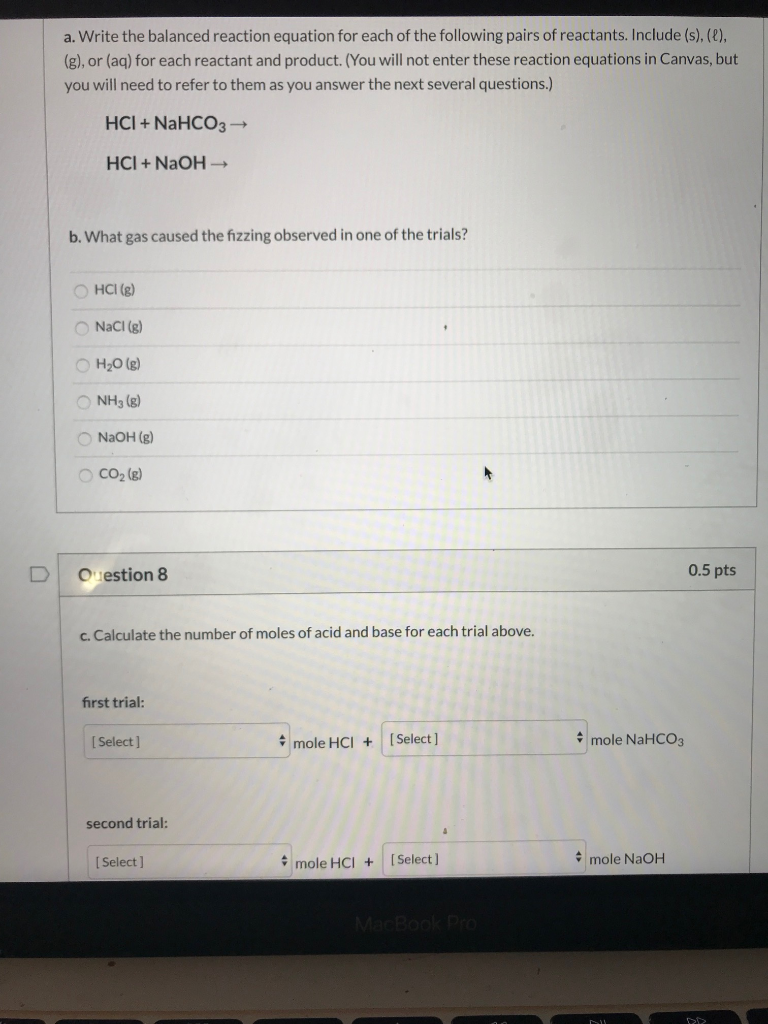 Solved Part 2. Enthalpy of reaction For each trial during | Chegg.com