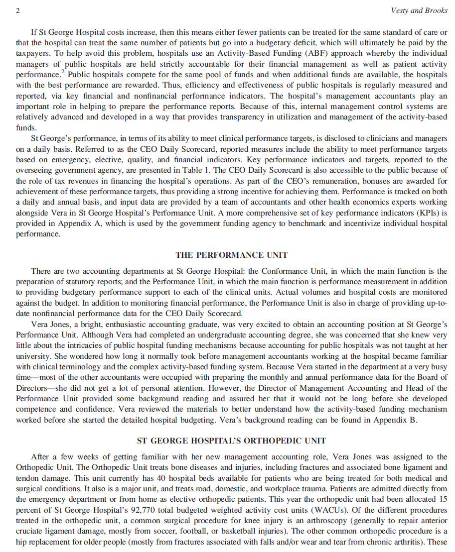 Appendix b overview of activity based funding chegg