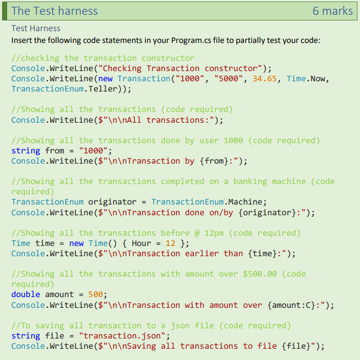 Solved Programming ∥− Transactions Management System A | Chegg.com