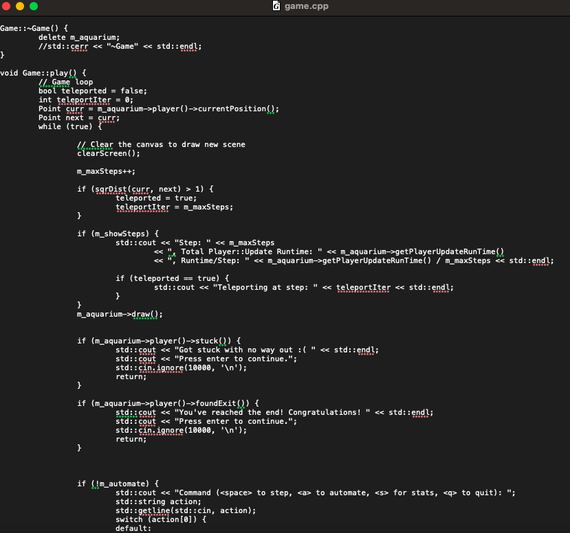 Solved Programming Project 4: Breadth First Finding Nemo | Chegg.com