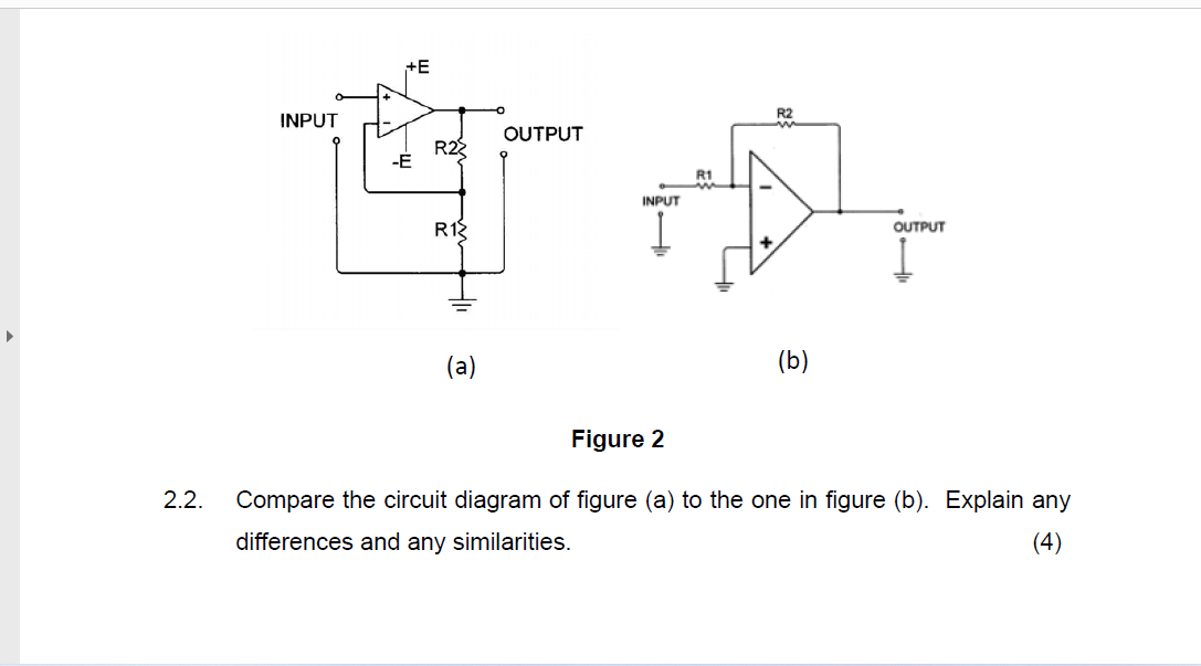Solved +E R2 INPUT OUTPUT R23 -E R1 INPUT ਉr R13 OUTPUT (a) | Chegg.com