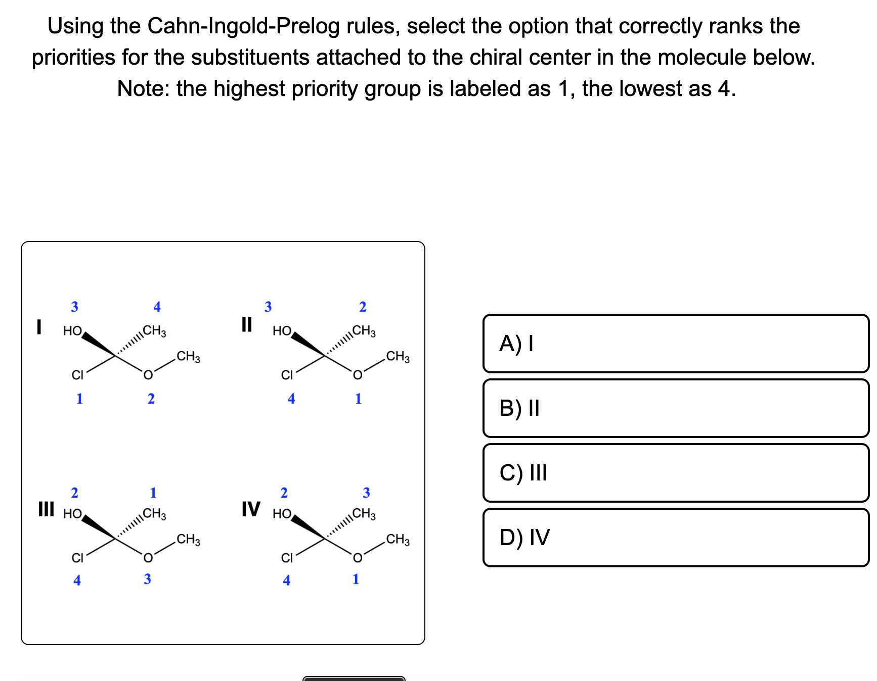 Solved Using the CahnIngoldPrelog convention, assign the