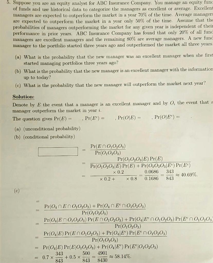 Solved Please Help Me Fill In The Missing Parts Of The | Chegg.com