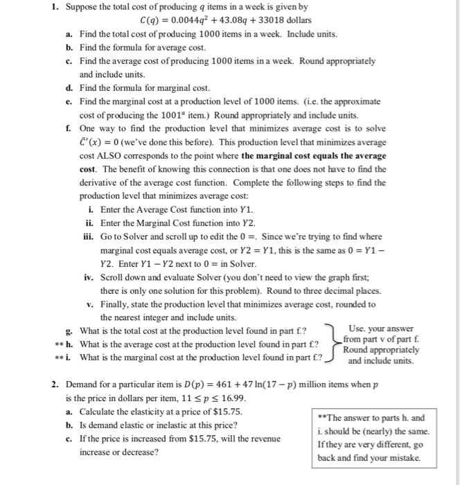 solved-1-suppose-the-total-cost-of-producing-q-items-in-a-chegg