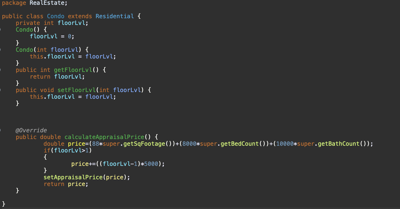 Do the following in Java: Create an interface | Chegg.com