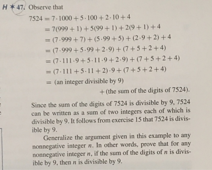 Solved H 47.Observe that 7524=7.1000+5-100+2.10+4 | Chegg.com