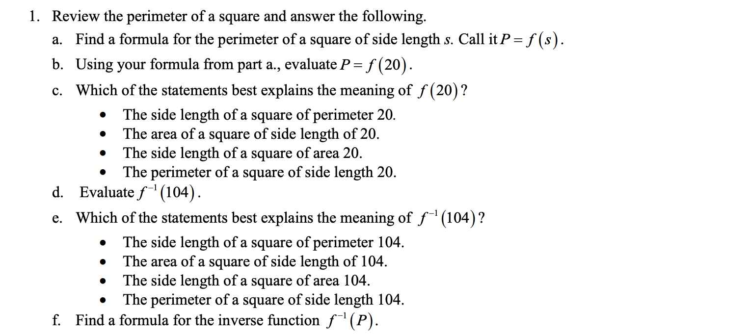 find the perimeter of a square with side length 8mm