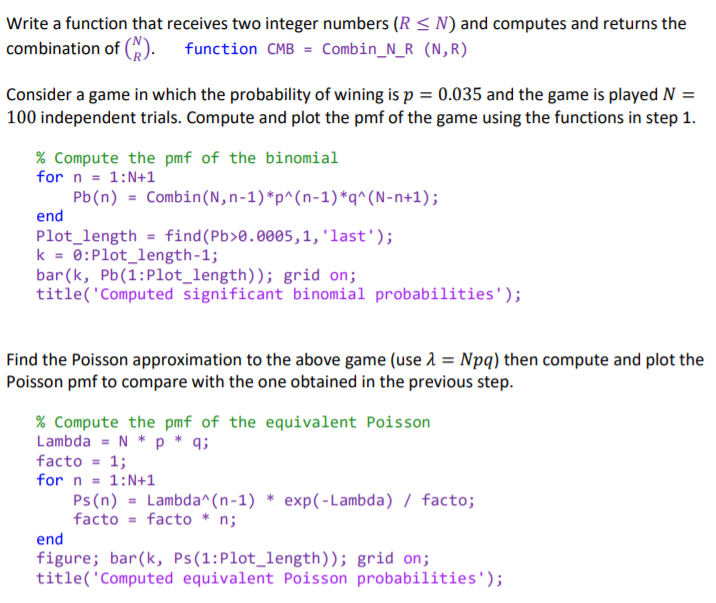 Solved Write a function that receives two integer numbers (R | Chegg.com