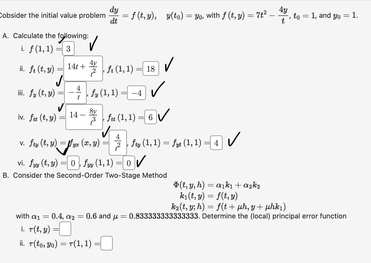 obsider the initial value problem | Chegg.com