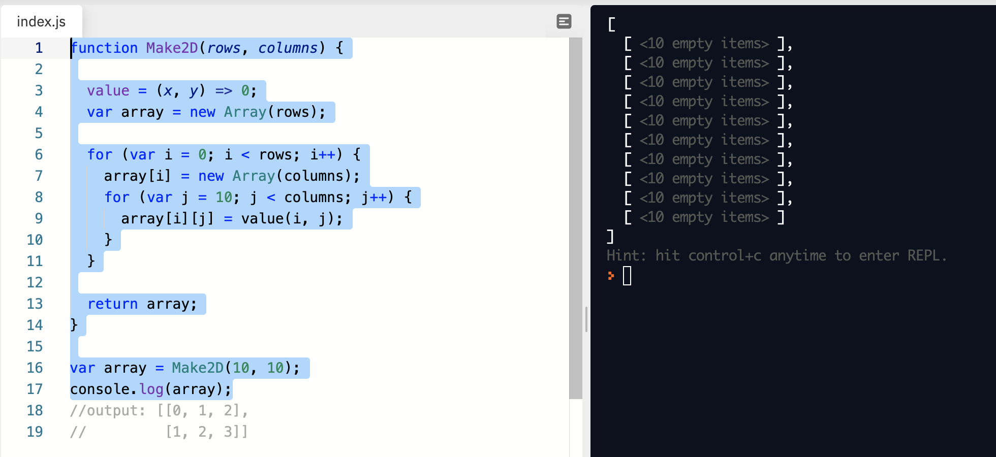 How To Take Input From User And Store In Array In Javascript