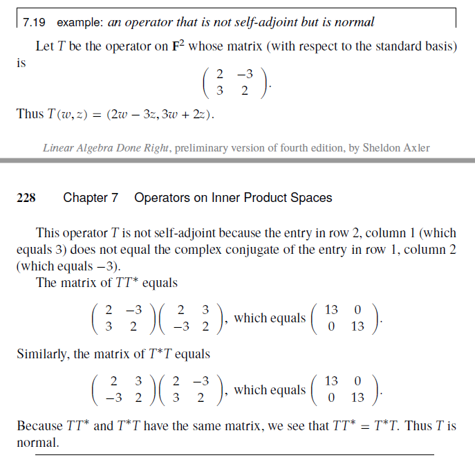 Solved 7.22 orthogonal eigenvectors for normal operators | Chegg.com