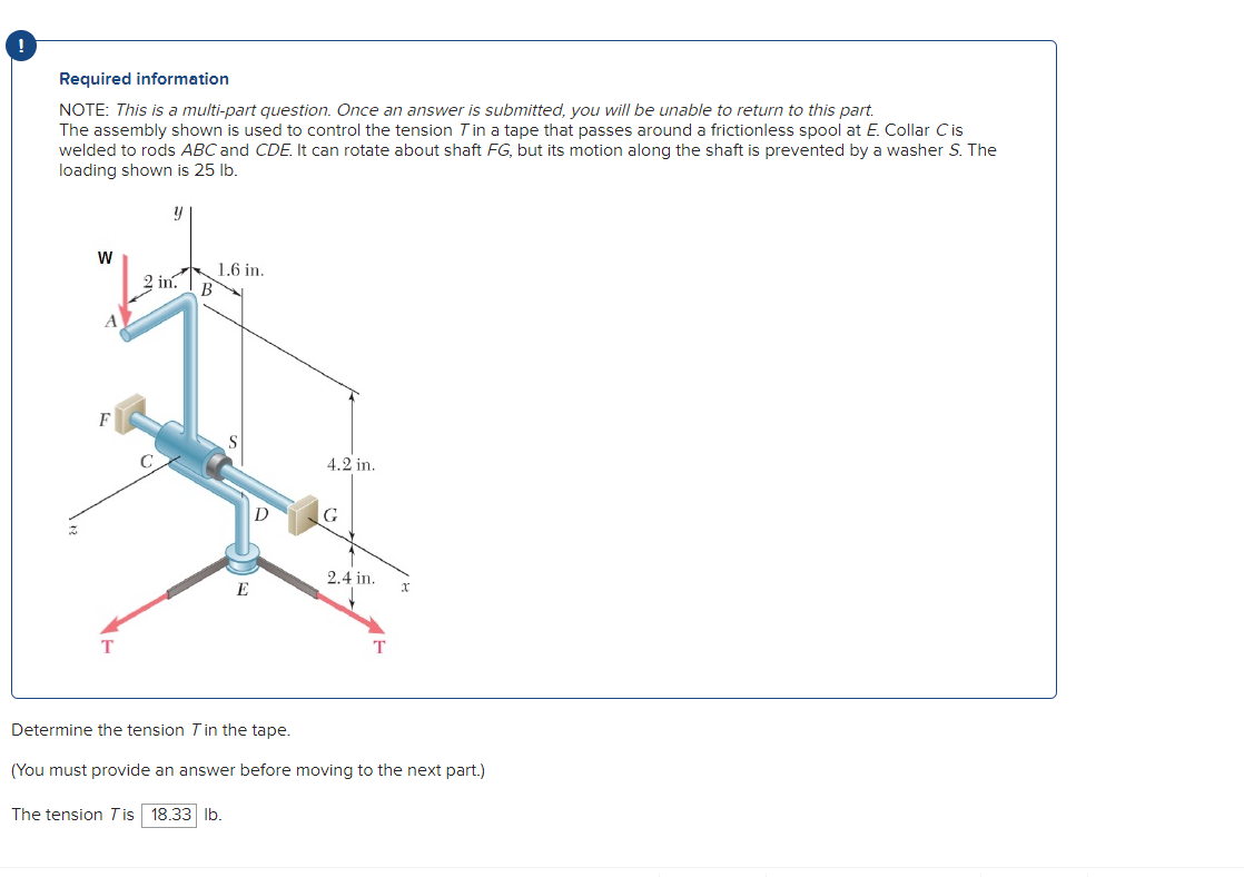 Solved Required information NOTE: This is a multi-part | Chegg.com