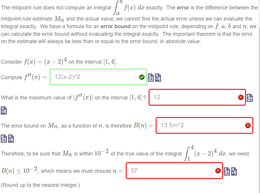 Solved The Midpoint Rule Does Not Compute An Integral | Chegg.com