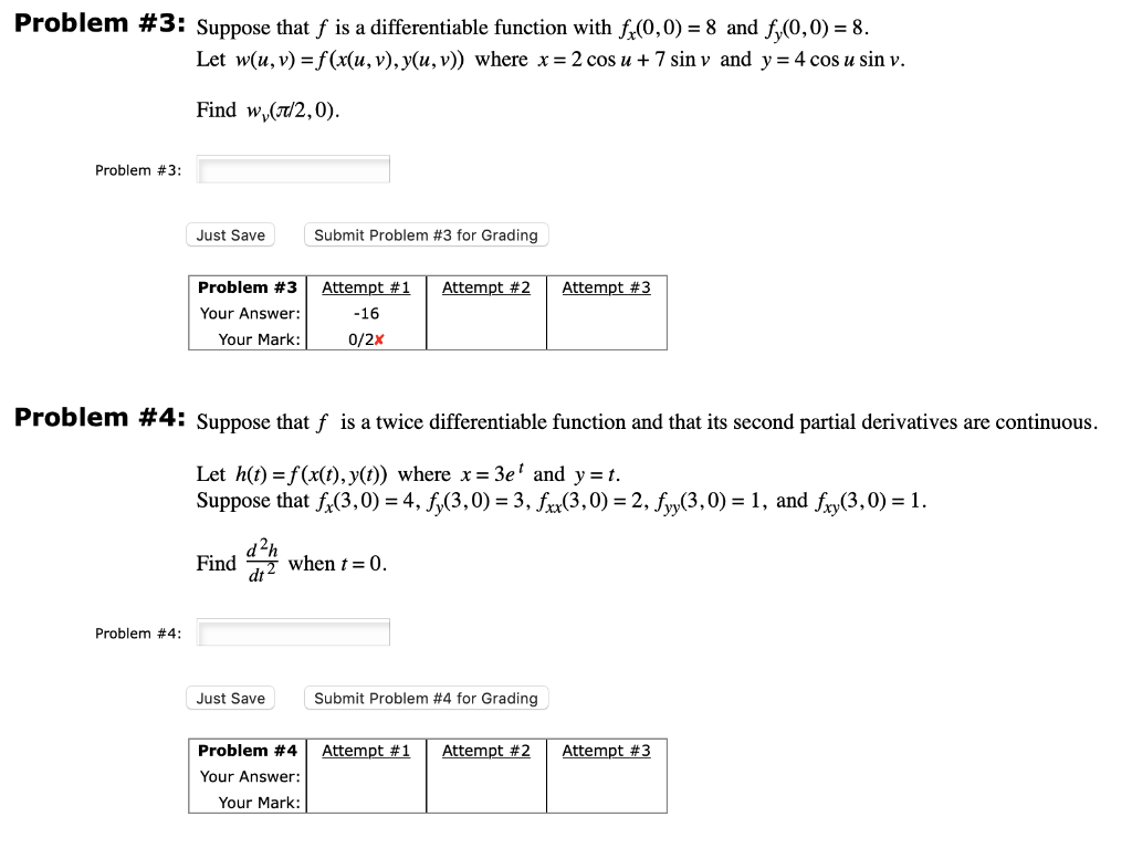 Solved Problem 3 Suppose That F Is A Differentiable Fun Chegg Com