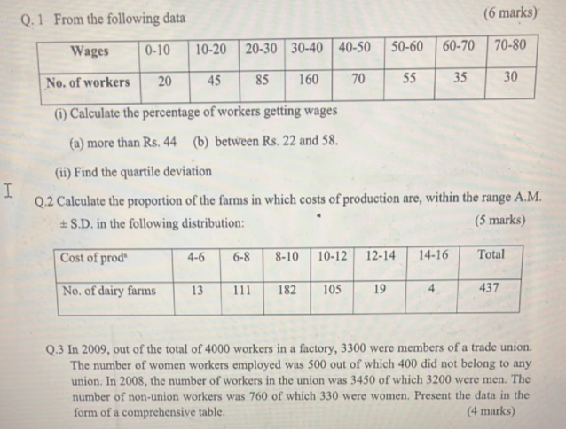 Solved 1. Calculate the percentage of working time and the