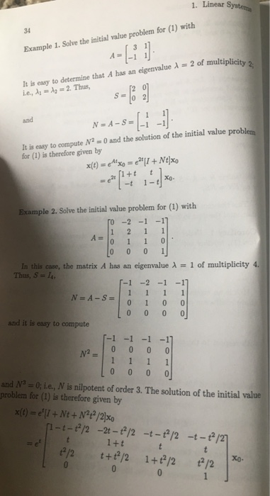 Solved 1.7 Multiple Eigenvalues The fundamental theorem for | Chegg.com