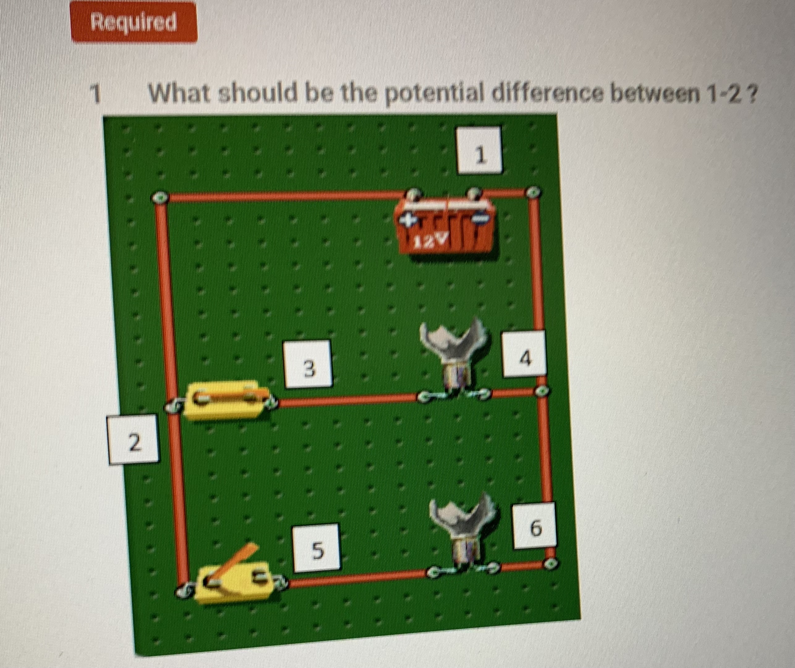 solved-1-what-should-be-the-potential-difference-between-1-2-chegg