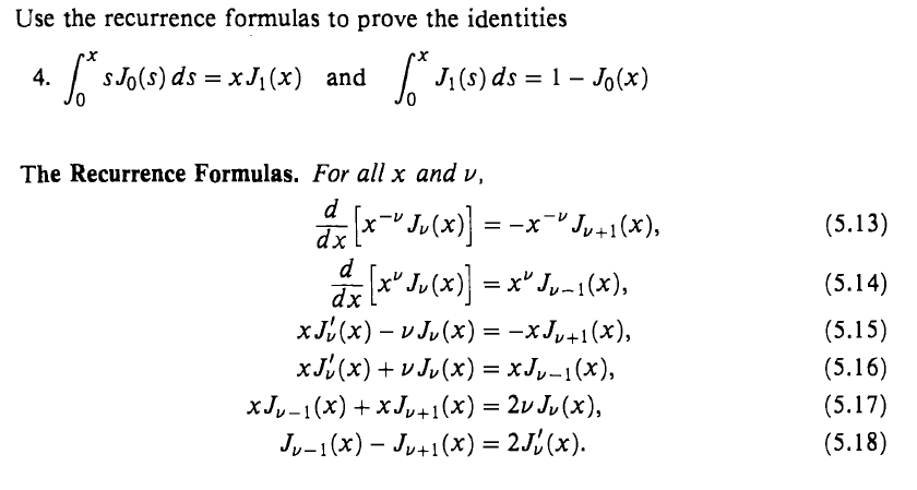 Solved Use The Recurrence Formulas To Prove The Identitie Chegg Com