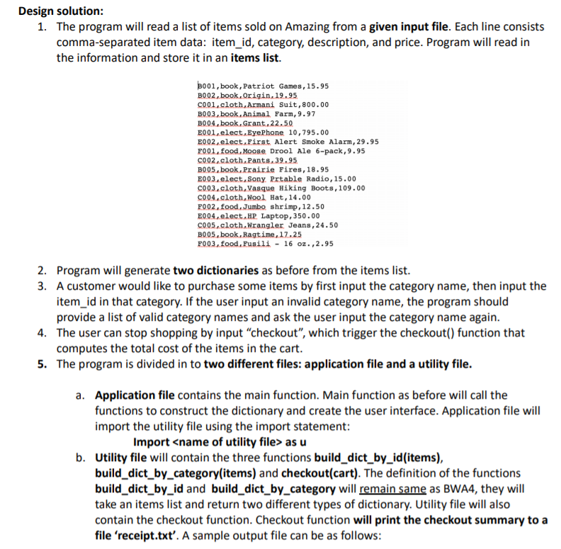 Solved Please read the instruction carefully and implement | Chegg.com
