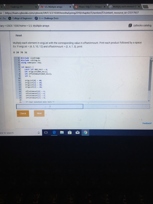 Solved zy55. Multple arrays E please Help C..Propr × (GMhply | Chegg.com