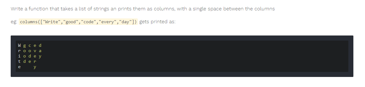Solved Write a function that takes a list of strings an | Chegg.com