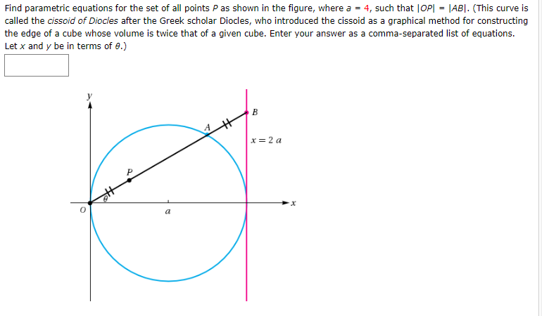 Solved Find Parametric Equations For The Set Of All Points P 